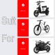 Bike Motorbike LED Lamp Light Power Bank Phone Holder for Smart Phone for iPhone Huawei