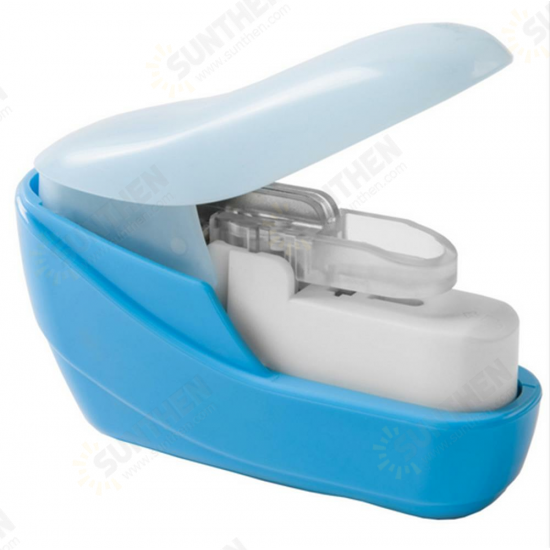 5399 Mini Handheld Staple Stapler Student Stapler Small Nailless Labor Saving Binding Machine Office School Stationery