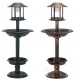 Bird Bath Feeder Garden Solar Light Feeding Outdoor Food Station Courtyard Pool Pet Supplies Drinking Bowls Drinker