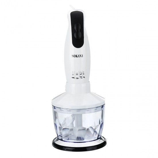 600W Portable Electric Blender Stick Whisk Juicer Mixer Handheld Vegetable Meat Grinder Food Chopper