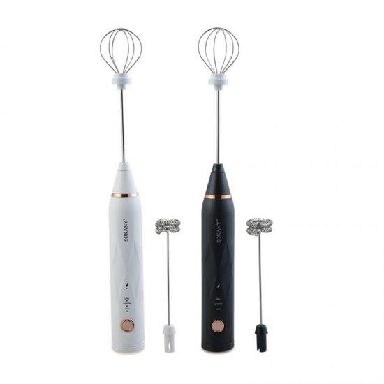 201A Electric Egg Whisk Household Handheld Cooking Machine Coffee Milk Frother Stirrer