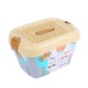 HJ-35008A 124PCS Kitchen Series Rectangular Tote Bucket DIY Assembly Blocks Toys for Children Gift