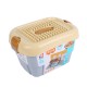 HJ-35008A 124PCS Kitchen Series Rectangular Tote Bucket DIY Assembly Blocks Toys for Children Gift