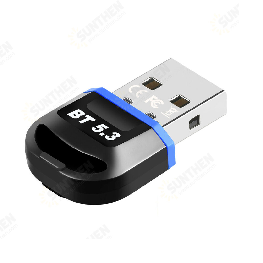 Wireless USB bluetooth 5.3 Adapter Dongle for PC Speaker Wireless Mouse ...