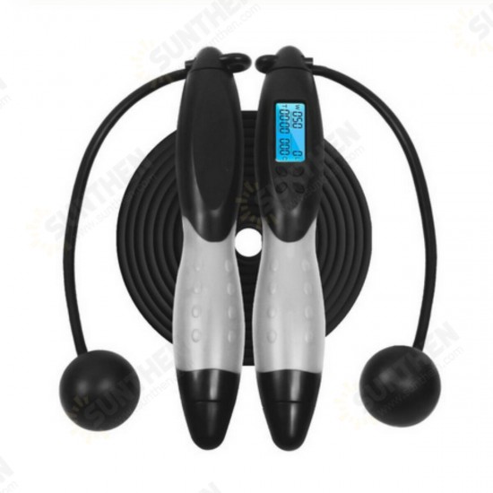 Intelligent Electronic Counting Rope Jumping Skipping Adult Indoor Fitness Exercise Equipment