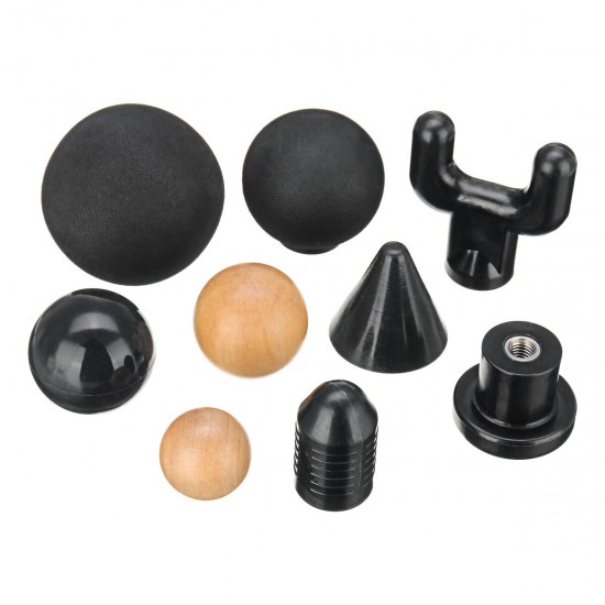 Massage Head Adapter Tip Bit For Worx Black Manual Massager Relaxing Kit