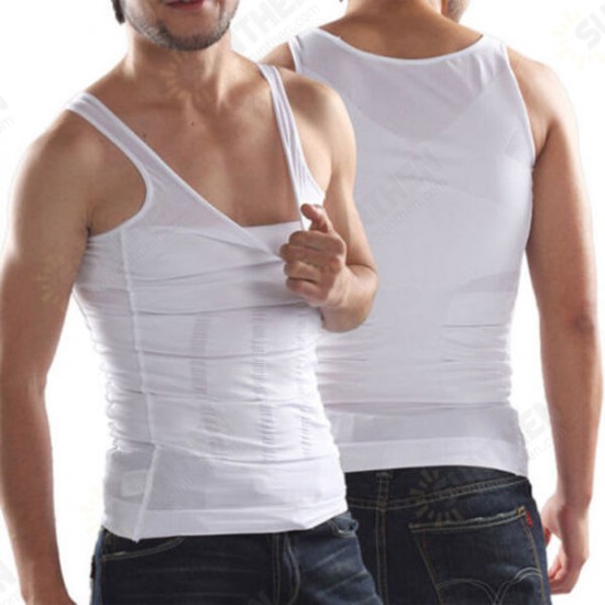 Men's Belly Body Shaper Vest Shirt Corset Underwear Belt Comfortable