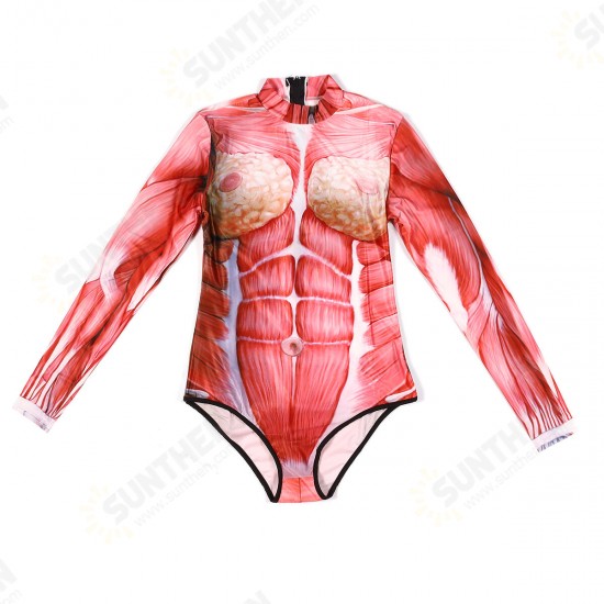 Womens Human Organs Swimwear Cosplay Costume Swimsuit Bathing Suit Party Clothes