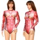 Womens Human Organs Swimwear Cosplay Costume Swimsuit Bathing Suit Party Clothes