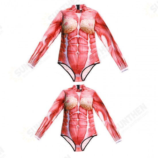 Womens Human Organs Swimwear Cosplay Costume Swimsuit Bathing Suit Party Clothes