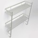 1/2 Layers Bathroom Wall Mounted Rack Alumimum Storage Shelf Towel Bar Holder Hanger Organizer Shelf