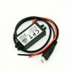 Power Supply 12V to 5V 3A Step-down Power Converter Waterproof Power Supply Type-C Output