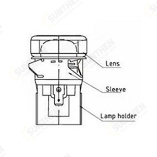 AC110-220V E14 1501 Lamp Holder Bulb Adapter High Temperature 300 Degrees for T22 15W Oven Light