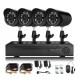 4CH AHD5 IN 1 Surveillance Camera System AHD Security Network WiFi HD Monitor Home