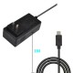 Round/Flat Head Power Adapter DC Power Adapter for CCTV Security Camera Power Cord - US Plug