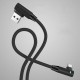 3A Type-C Micro USB Smart Indicator Light Fast Charging Elbow Data Cable For Huawei P30 Mate 30 9 Pro 7A 6Pro S10+ Note10