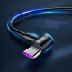 5A Type-C Super Fast Charging Elbow Data Cable For Huawei P30 Mate 30 9 Pro S10+ Note10