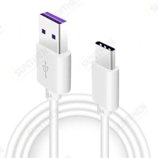 5A USB Type C Data Cable Fast Charging Line For Huawei P30 P40 Pro MI10 Note 9S Oneplus 8Pro