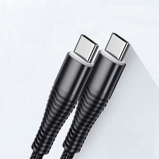 60W USB Type-C PD Quick Charge Type-C to Type-C Fast Charging Data Cable for Samsung Galaxy Note S20 ultra Huawei P40 Pro Oneplus