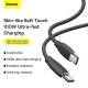 100W USB-C to USB-C Cable PD3.0 Power Delivery QC4.0 Fast Charging Data Transmission Cable 1.2m DOOGEE OnePlus Xiaomi Redmi Samsung