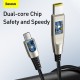 2 In 1 100W 5A USB-C to USB-C PD3.0 / USB-C to DC Cable BPS Fast Charging Data Transmission Cord For Laptops Smart Phones