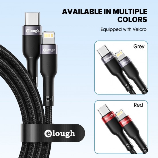 20W PD USB-C to Lighting Fast Charging Data Cable 0.5/1/2M Long For for iPhone 11/12/13/14