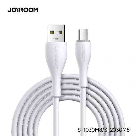 S-1030M8 2.4A Type-C / Micro USB TPE Fast Charging Data Cable for Samsung Galaxy S21 Note S20 ultra Huawei Mate40 P50 OnePlus 9 Pro OPPO VIVO