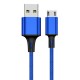 Nylon Braid Fast Charging Micro USB Data Cable for Huawei Samsung