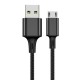 Nylon Braid Fast Charging Micro USB Data Cable for Huawei Samsung