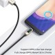 USB To Type-C/Micro USB&USB-C To USB-C 5A Cable Fast Charging Data Transmission Display LED Data Cord 1.2m Samsung Huawei OnePlus iPad MacBook