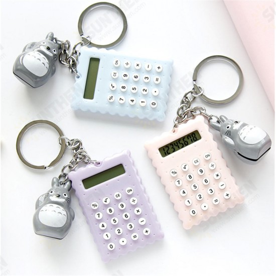 Korean Cartoon Mini Ultra-thin Button Battery Cute Calculator Creative Portable Computer