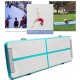 118x35x4inch Inflatable Air Track Floor Home Gymnastics Mat GYM Double-Sided Pattern