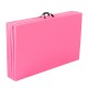 118x47x1.96inch 4 Folding Super Large Gymnastics Mat Yoga Gym Exercise Pad Pink