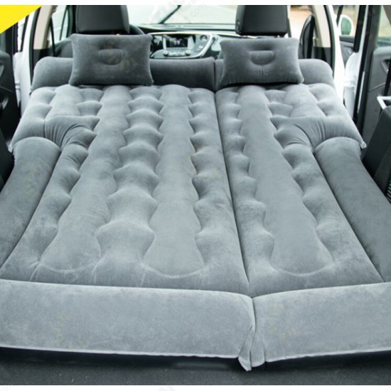 SUV Inflatable Air Mattresses Bed Portable Camping Flocking Pad Cushion Car Travel Road Travel