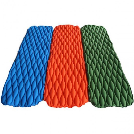 Outdoor Camping Portable Inflatable Air Mattresses Single Sleeping Moisture-proof Mat Pad