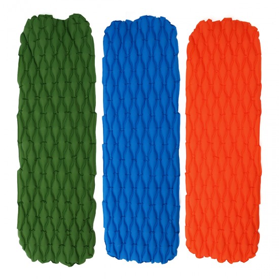 Outdoor Camping Portable Inflatable Air Mattresses Single Sleeping Moisture-proof Mat Pad