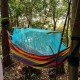 Outdoor Portable Swing Hammock Camp Patio Yard Hanging Tree Bed With Mosquito Net