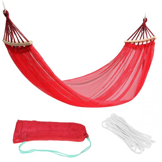 Portable Hammocks Single People Leisure Sleeping Hamaca Hanging Bed Camping Travel