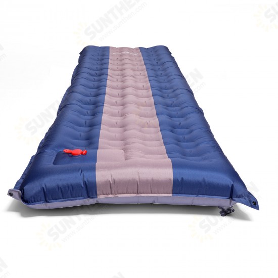 80D Spliceable Ultra Lightweight Sleeping Pad Portable Inflatable Mat Waterproof Outdoor Camping Travel Sleeping Mat