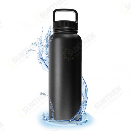 1200ML Stainless Steel Water Cup Large Capacity Outdoor Portable Keep Warm Bottle