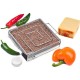 15x15x4cm Stainless Steel BBQ Grill Camping Picnic Square Cold Smoke Generator Cooking Stove