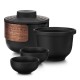 180ml/300ml Ceramic Teapot Set Portable Kung Fu Tea Drinkware 2/4 Cups Set Bag Outdoor Travel Office