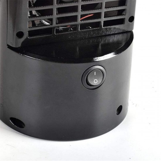 220V 500W Portable Electric Space Heater Fan Air Warmer Silent Desk Home Office Outdoor