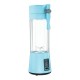 400ml 1800mA Mixer Maker Fruit Blender Shaker Bottle USB Rechargeable 6 Blade DIY Juicer Camping Picnic