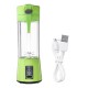 400ml 1800mA Mixer Maker Fruit Blender Shaker Bottle USB Rechargeable 6 Blade DIY Juicer Camping Picnic