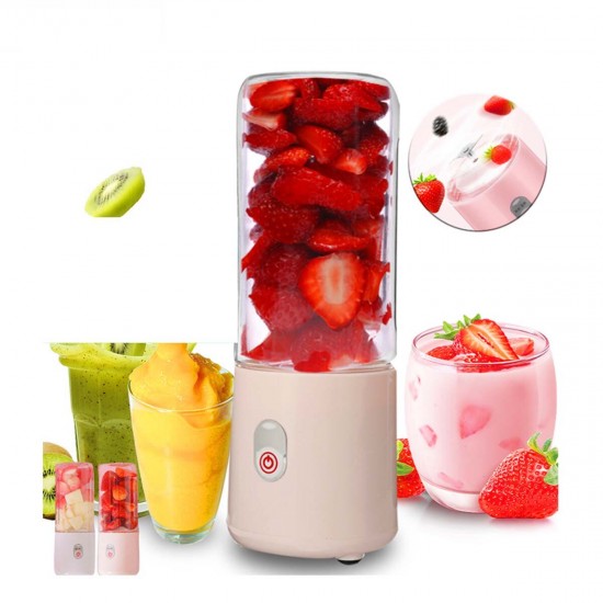 500ML Mini Portable Juice Extractor USB Charging Mixer Fruit Smoothie Blender For Personal Food Processor Maker Juicer