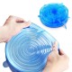 6Pcs / Set Silicone Wrap Stretch Universal Lid Camping Kitchen Vacuum Seal Suction Food Wrap Covers