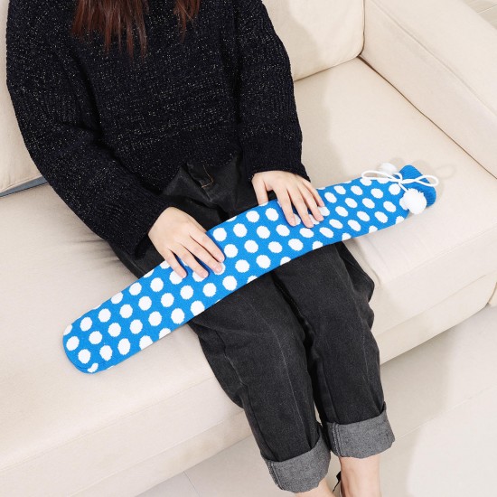 73cm U Shape Hot Water Bottle Bag Neck Warmer Heater With With Knitted Cover