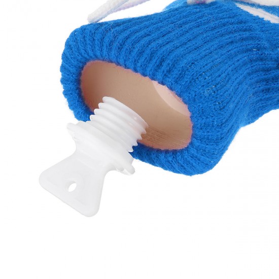 73cm U Shape Hot Water Bottle Bag Neck Warmer Heater With With Knitted Cover