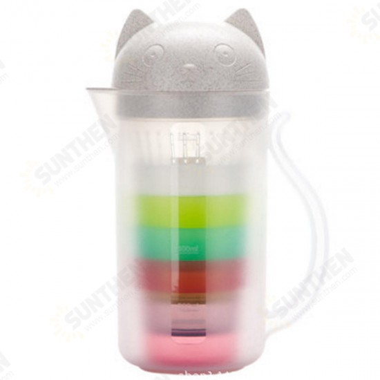 800ML Outdoor Portable Strainer Cup Water Bottle Teapot Juice Drinking Mug Kettle